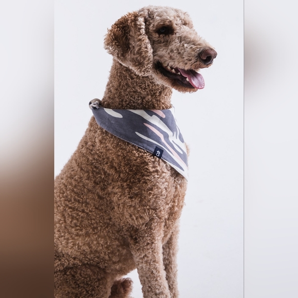 ZOO supply Camo Pink Dog Bandana New - Picture 3 of 5